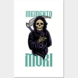 Stoic Memento Mori Grim Reaper Posters and Art